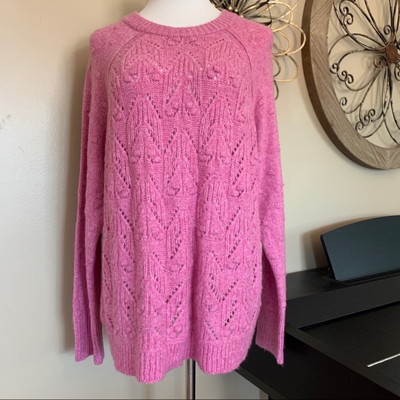 NWT SONOMA Size XXL Soft Pink Sweater